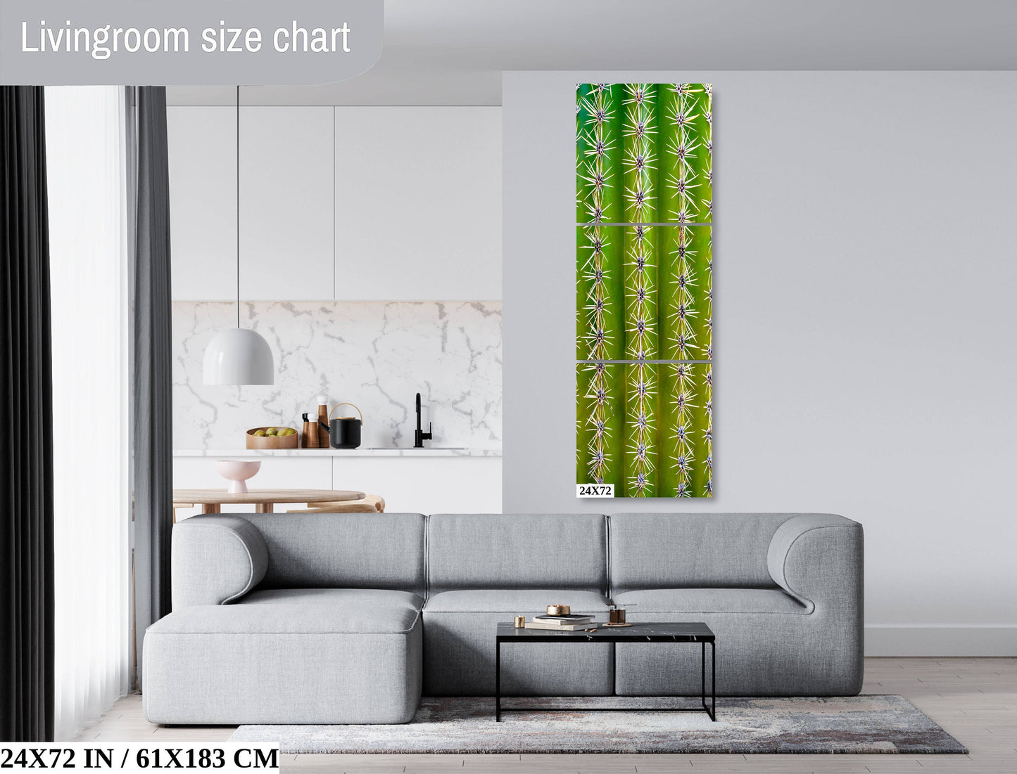 Saguaro Cactus Close-Up Sonoran Desert Photography Wall Art