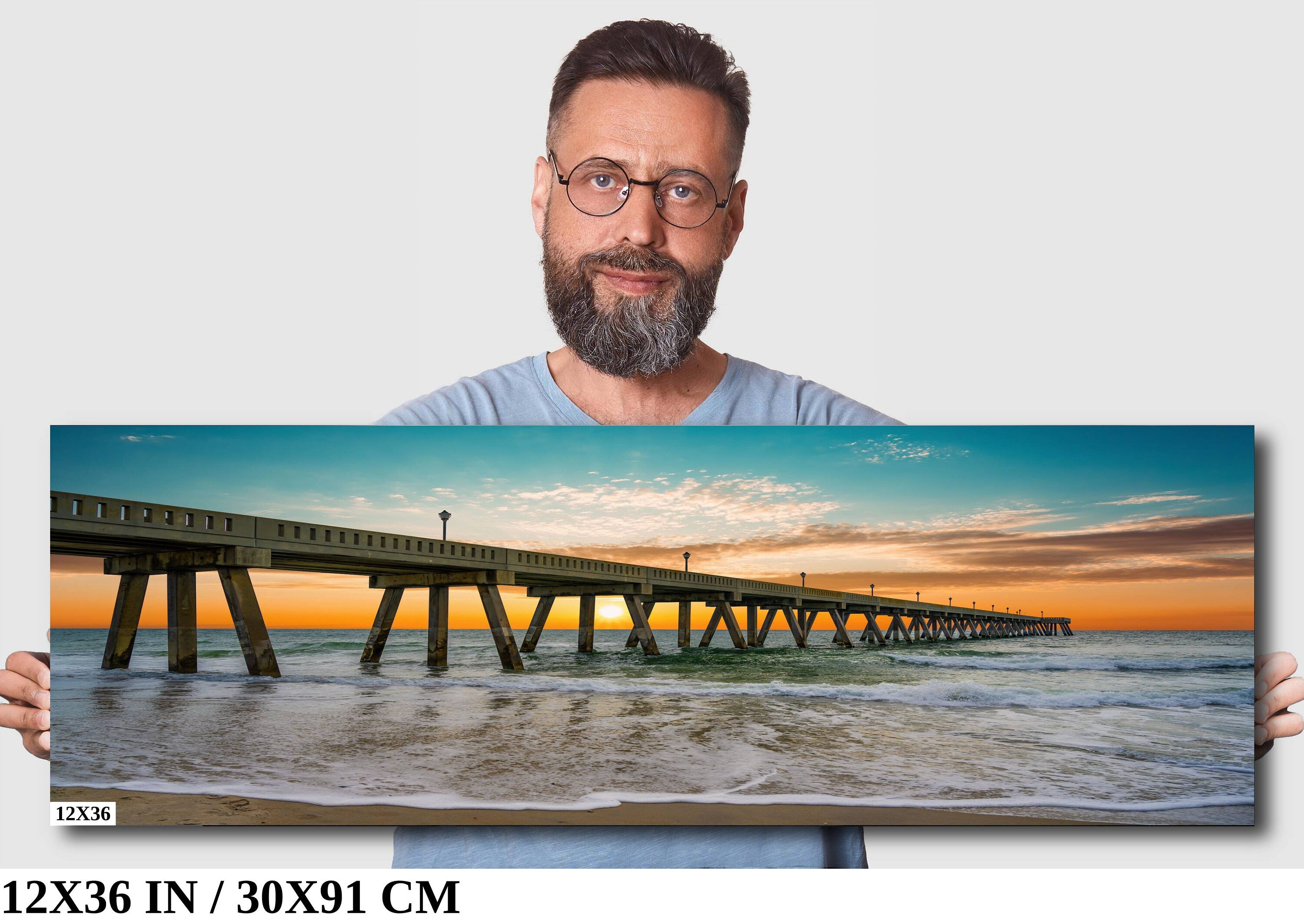 Coastal Awakening: Wrightsville Beach Photography Jonnie Mercers Fishing Pier North Carolina Architectural Seascape Wall Art