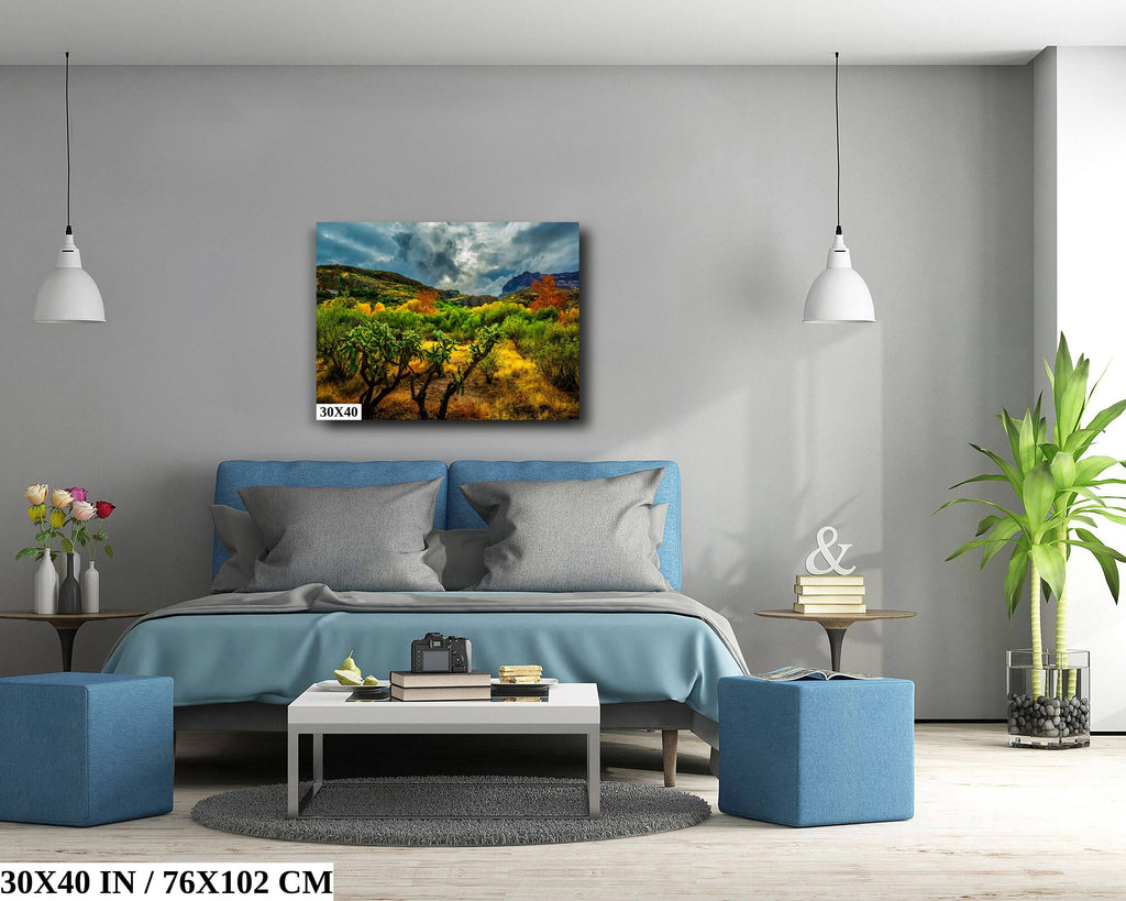 Stormy Glow: Arizona American Southwest Nature Landscape Photography Wall Art