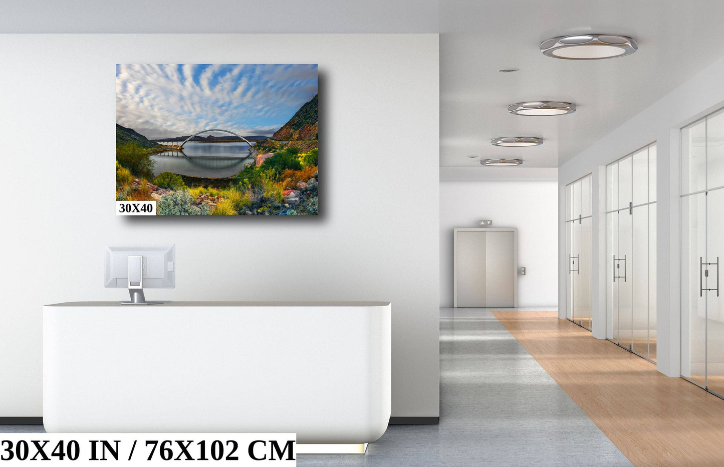 Reflections of Connection: Lake Roosevelt Bridge