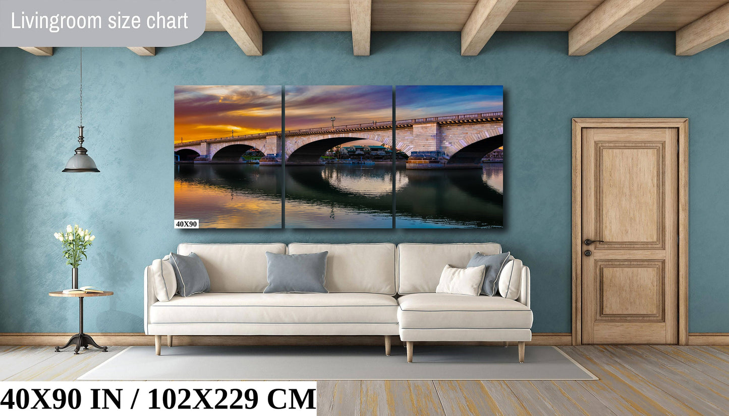 Lakefront Legacy: London Bridge Lake Havasu City Arizona Photography Wall Art