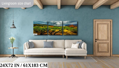 Stormy Glow: Arizona American Southwest Landscape Photography Nature Wall Art Nature Canvas Print