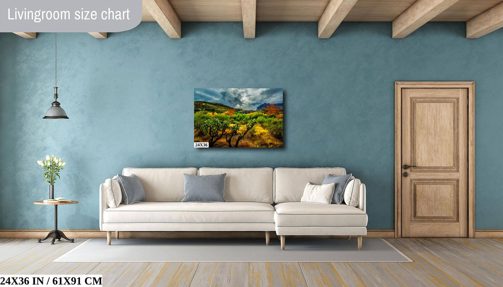 Stormy Glow: Arizona American Southwest Nature Landscape Photography Wall Art