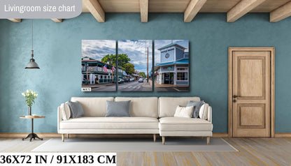 Lahaina Canvas Print - Front Street Historic Maui Wall Art on Premium Photo Paper