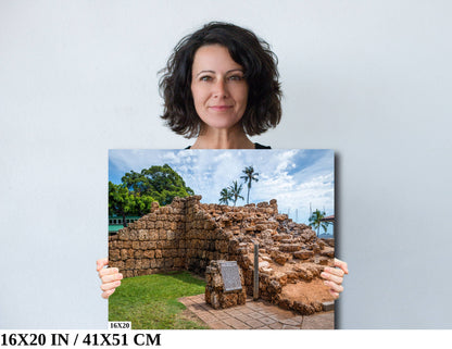 Lahaina Old Fort Print – Maui Wall Art | Historic Hawaii Travel Decor