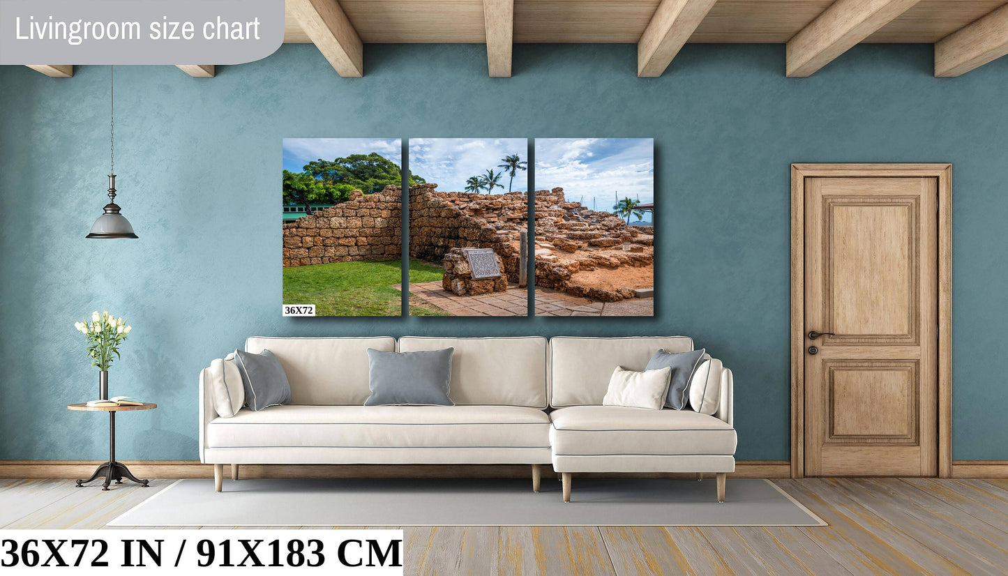 Lahaina Old Fort Print – Maui Wall Art | Historic Hawaii Travel Decor