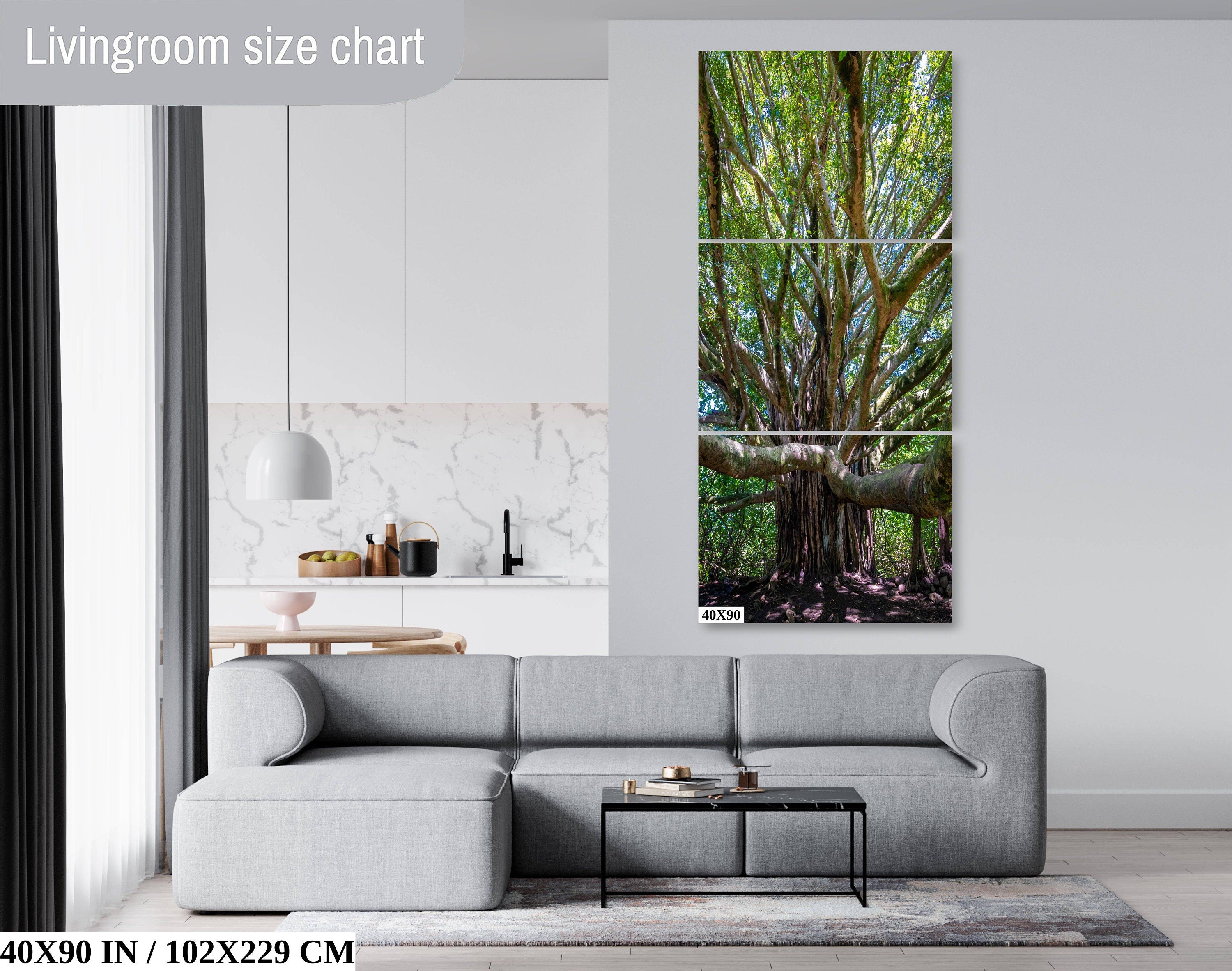 Roots of Time - Banyan Tree in Haleakala National Park Photography Maui Nature Canvas Print Hawaii Landscape