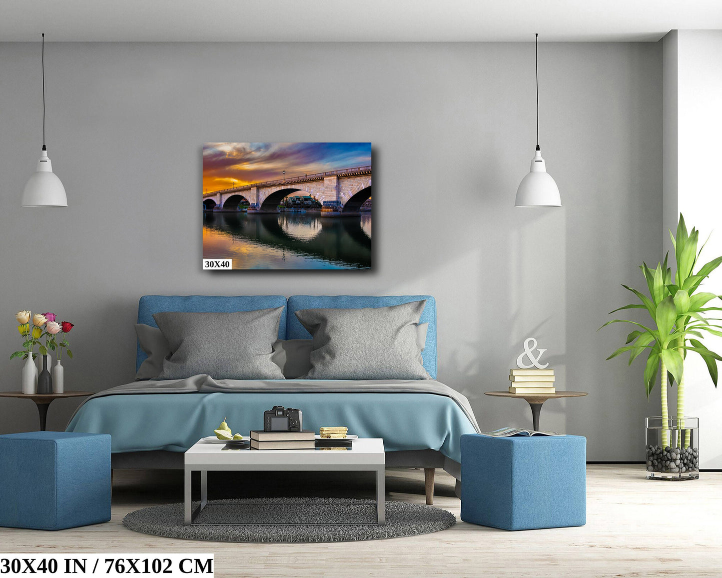 Lakefront Legacy: London Bridge Lake Havasu City Arizona Photography Wall Art