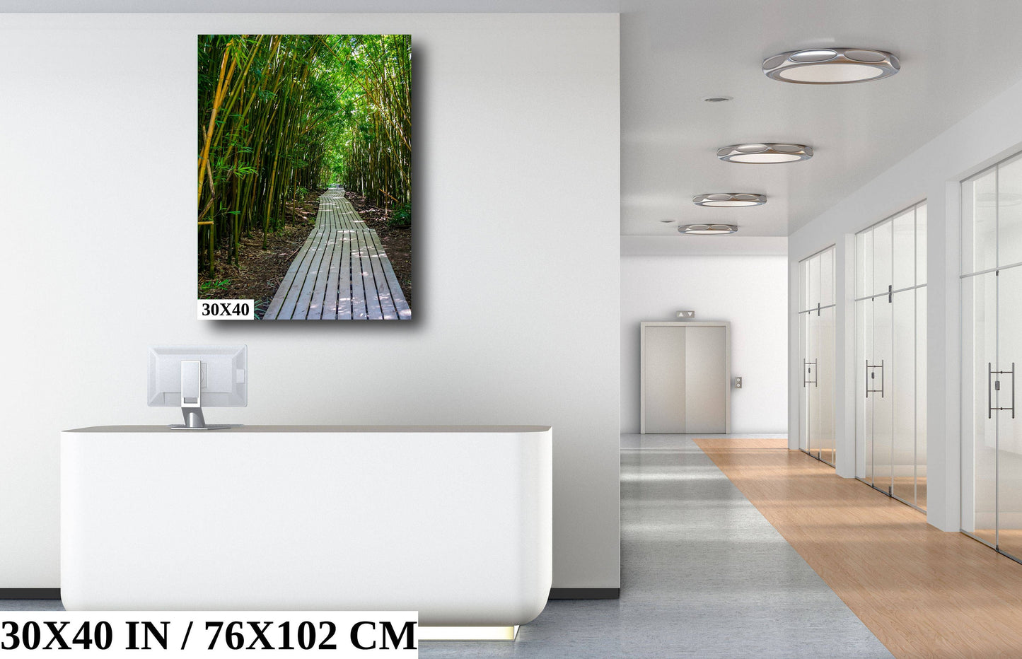 Bamboo Cathedrals: A Dramatic Walk Along Pipiwai Trail in Haleakala Maui Hawaii Wall Art Canvas Print