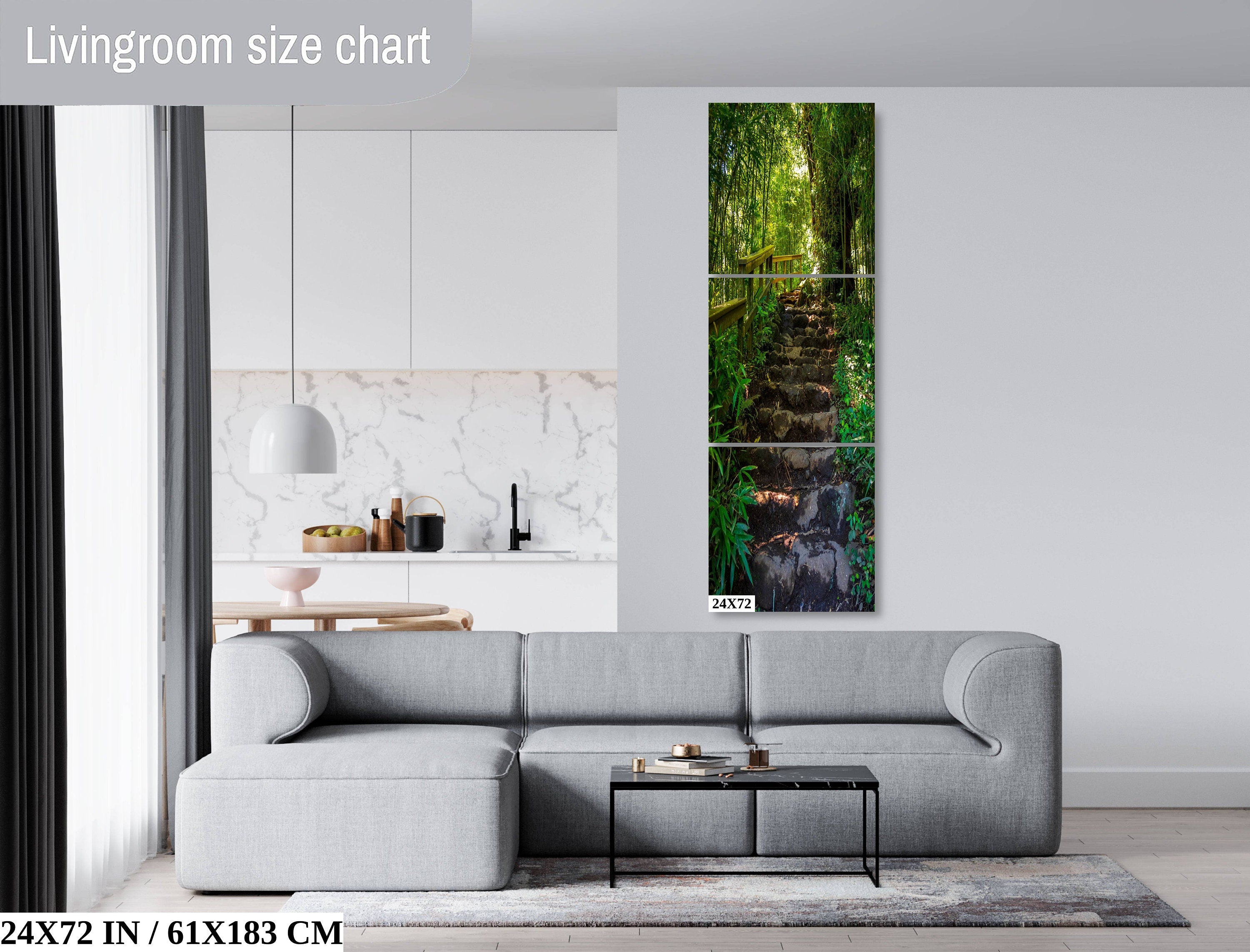 Steps to Enchantment: Pipiwai Trail Stairs Haleakala Maui Hawaii Photography Nature Canvas Print Wall Art