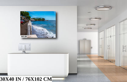 Lahaina Oceanfront Canvas - Maui Wall Art | Hawaii Photography Print