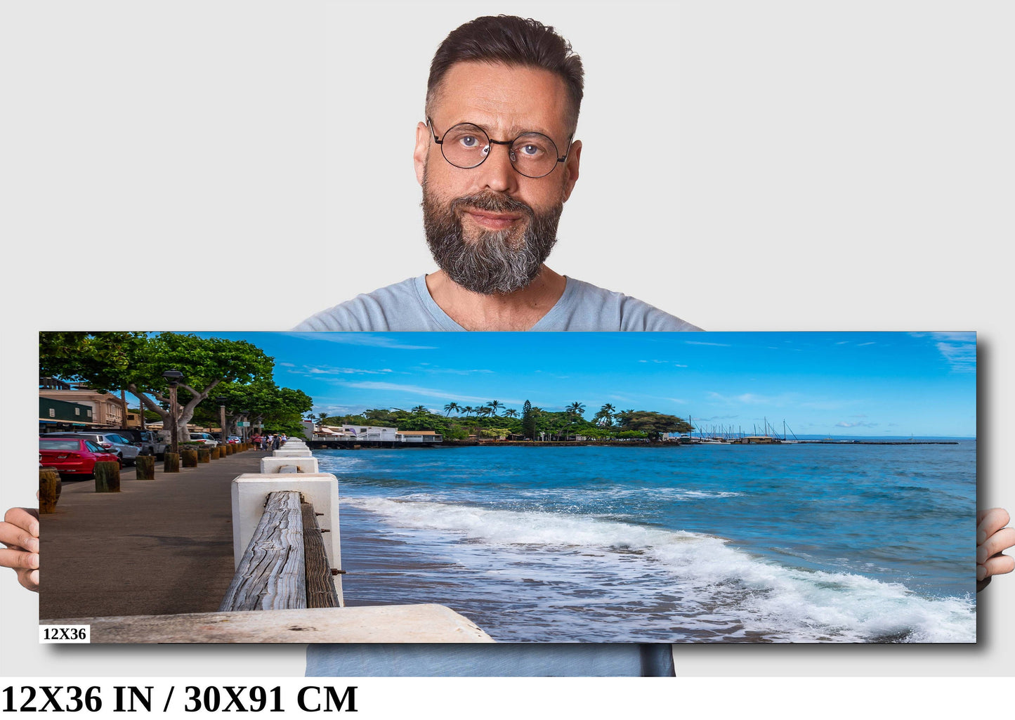 Lahaina Oceanfront Canvas - Maui Wall Art | Hawaii Photography Print