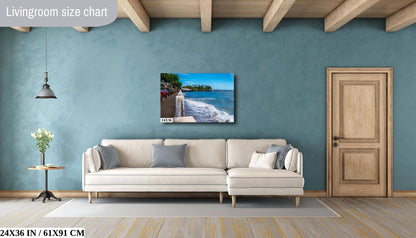 Lahaina Oceanfront Canvas - Maui Wall Art | Hawaii Photography Print
