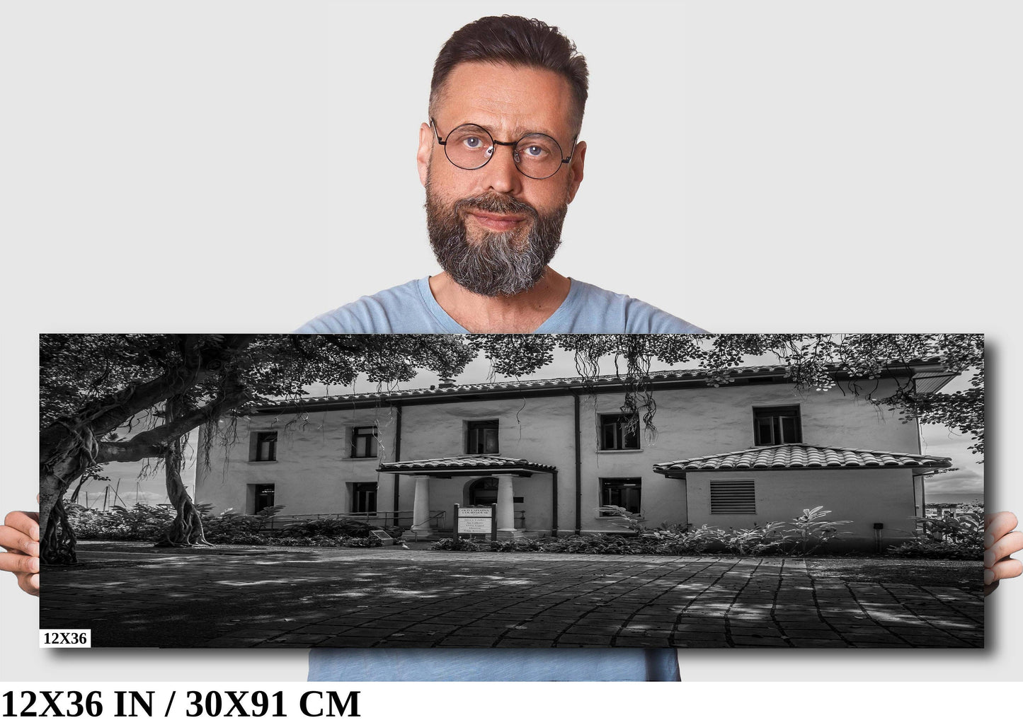 Lahaina Courthouse Wall Art - Historic Maui Landscape Decor | Ready to Hang Canvas Print