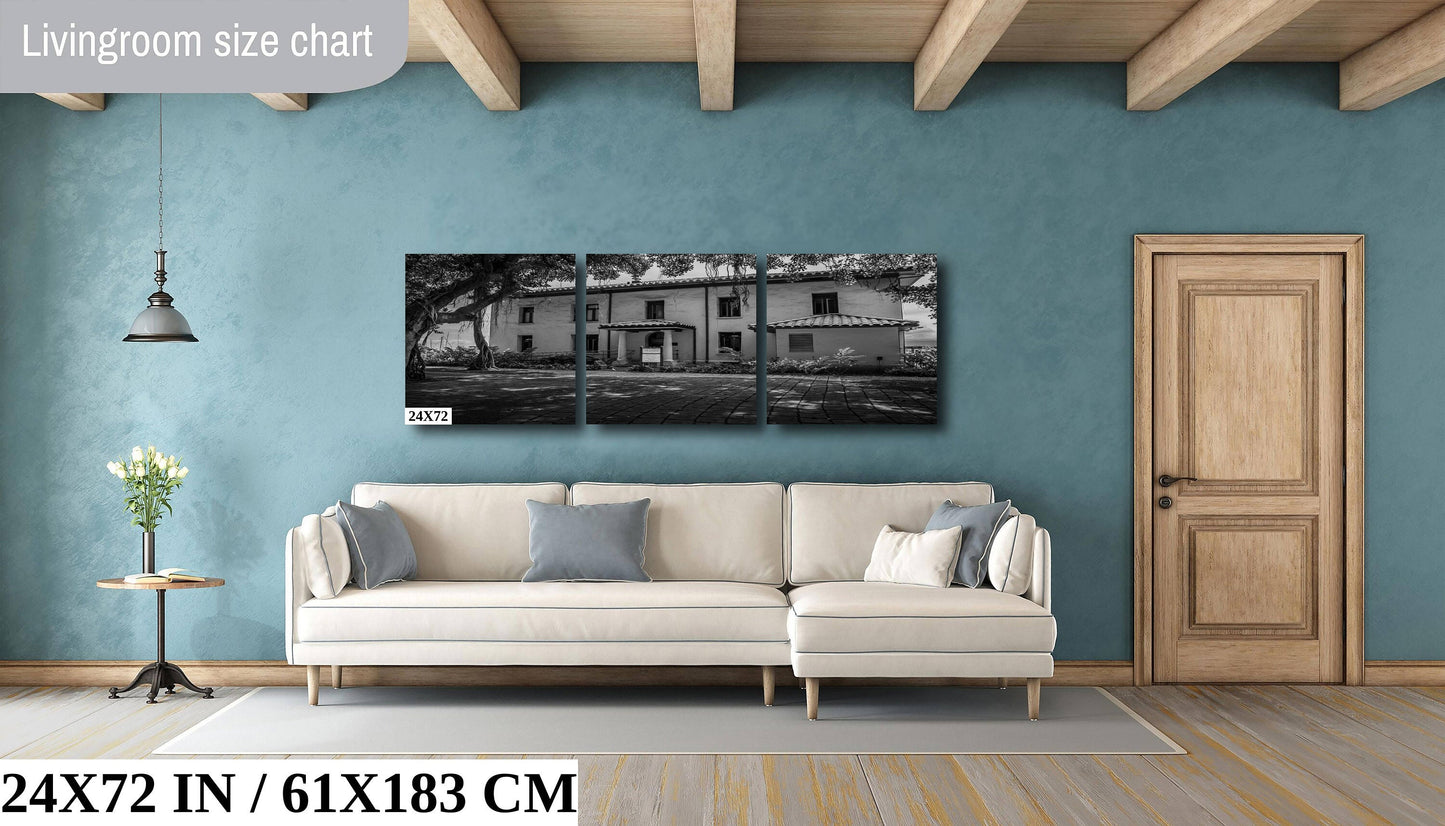 Lahaina Courthouse Wall Art - Historic Maui Landscape Decor | Ready to Hang Canvas Print