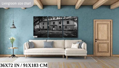 Lahaina Courthouse Wall Art - Historic Maui Landscape Decor | Ready to Hang Canvas Print