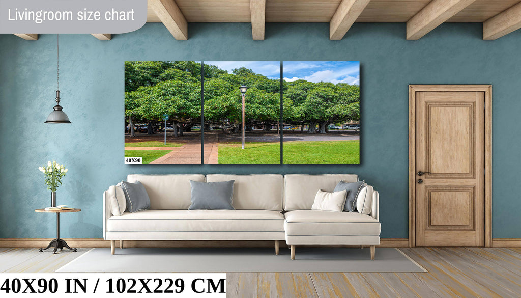 Lahaina Banyan Tree Photography: Maui Hawaii Landscape Wall Art Print