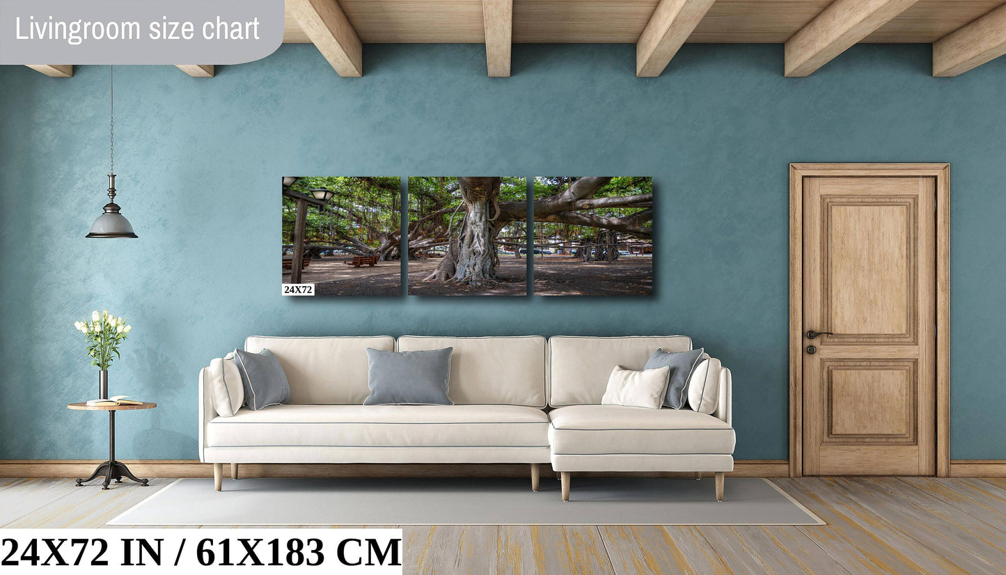 Lahaina Banyan Tree Print - Maui Wall Art | Hawaii Nature Decor Canvas