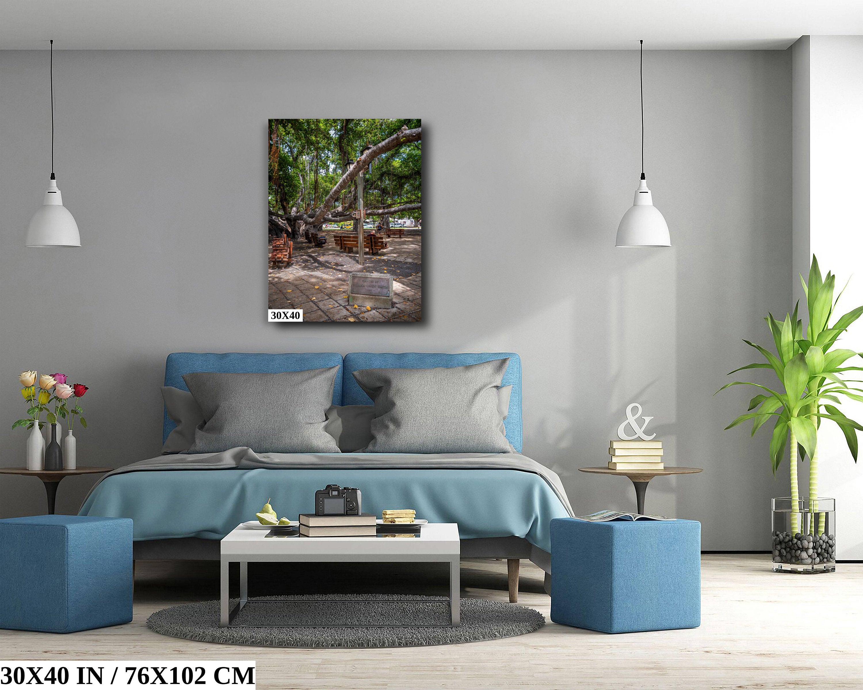 Nature's Canopy: Banyan Tree Print Wall Art Lahaina Hawaii Portrait Maui Photography