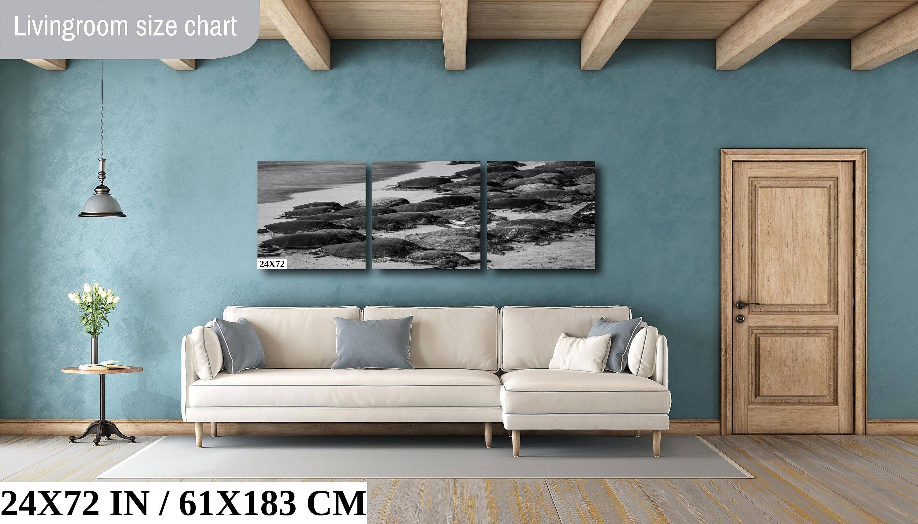 Maui Turtles Photography Print: Black and White Ocean Wall Art