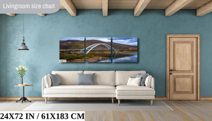 Roosevelt Lake Bridge Arch: Gila County Arizona Landscape Wall Art