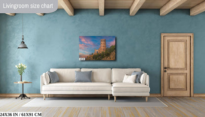 Desert View Watchtower Grand Canyon Arizona Landscape Photography Wall Art