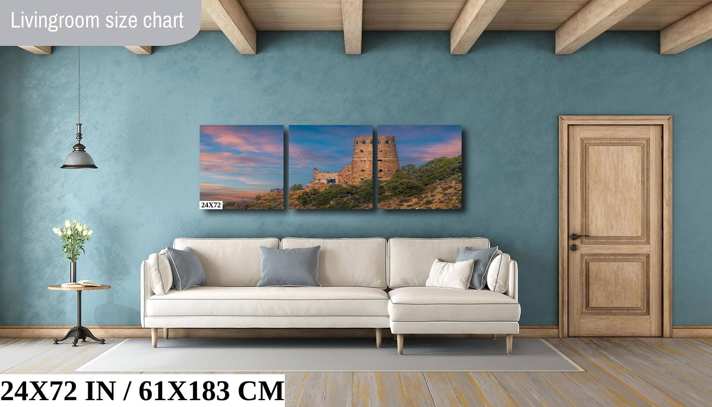 Desert View Watchtower Grand Canyon Arizona Landscape Photography Wall Art