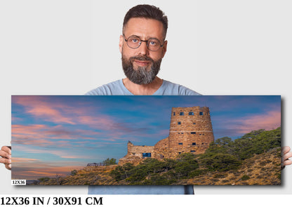 Desert View Watchtower Grand Canyon Arizona Landscape Photography Wall Art