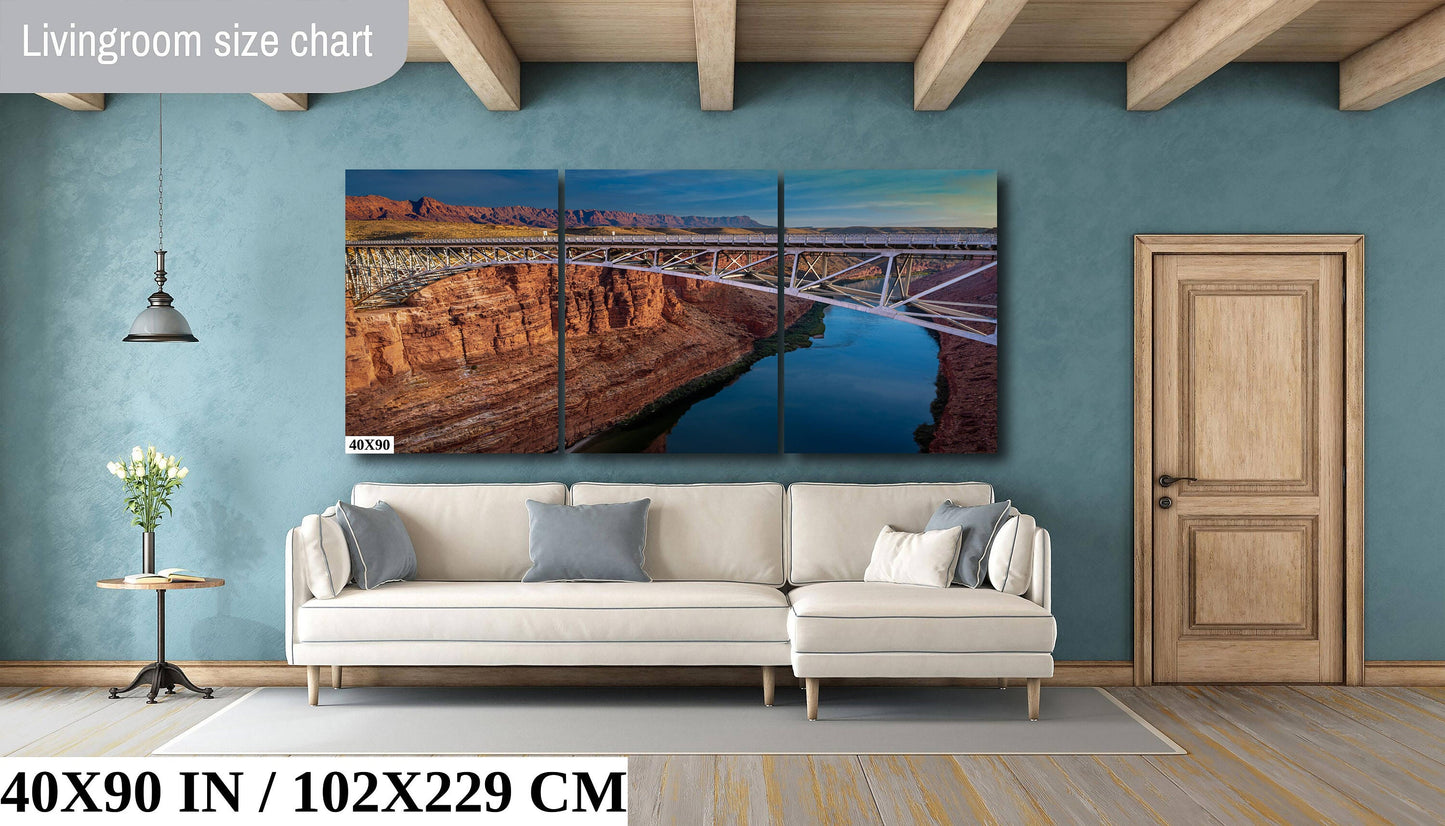 Historic Navajo Connecting Arch Bridge Arizona Colorado River Wall Art
