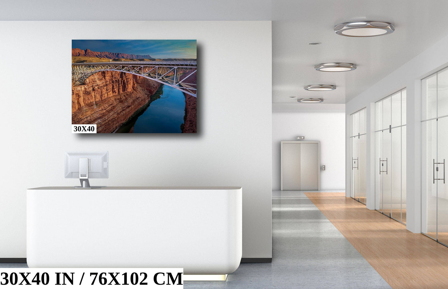 Historic Navajo Connecting Arch Bridge Arizona Colorado River Wall Art