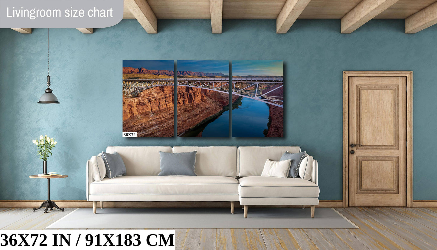 Historic Navajo Connecting Arch Bridge Arizona Colorado River Wall Art