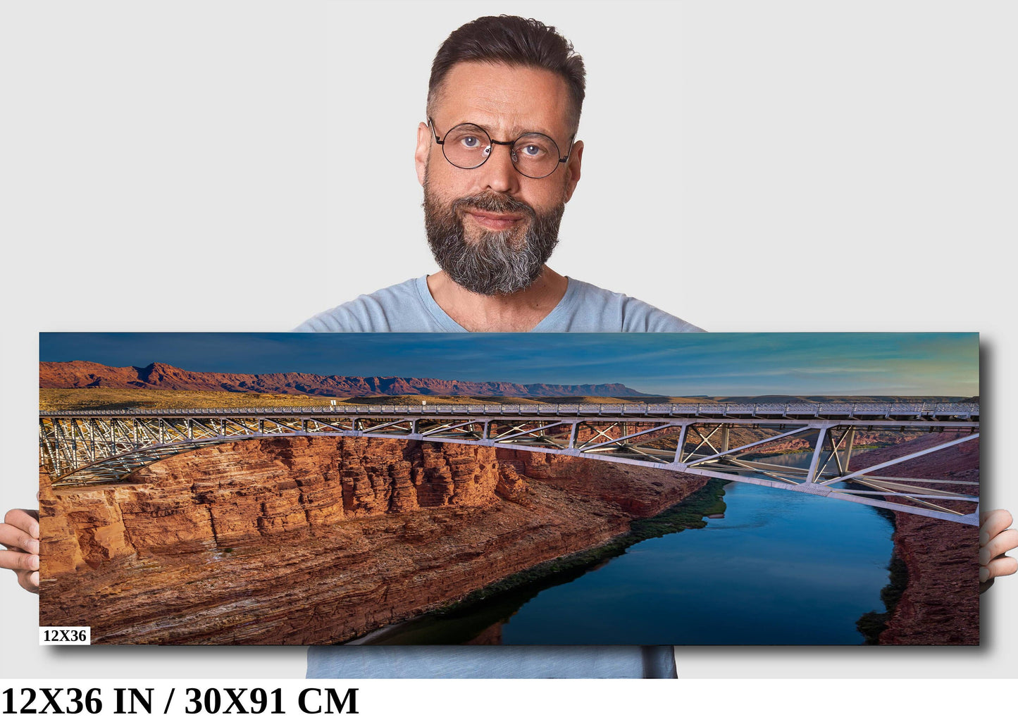 Historic Navajo Connecting Arch Bridge Arizona Colorado River Wall Art