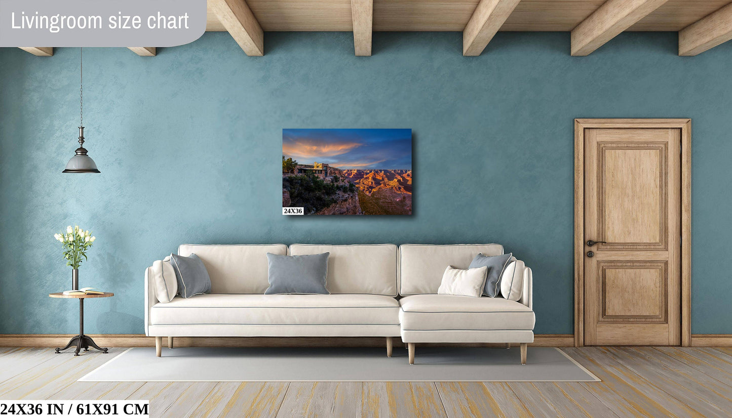 Grand Canyon Mary Colter's Lookout Studio Landscape Photography Wall Art