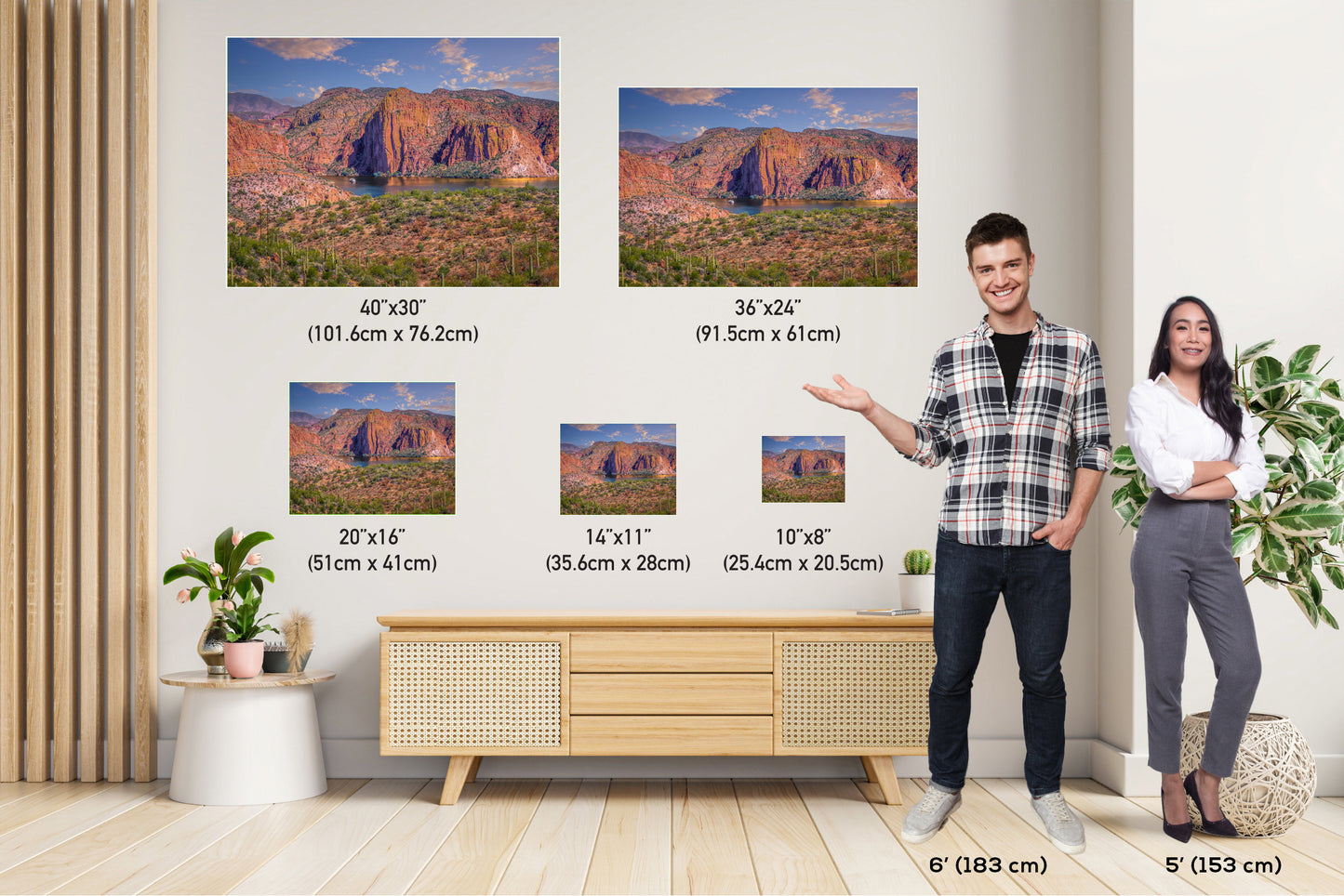 Vistas Beyond: Canyon Lake Arizona Reservoir Nature Wall Art Photography