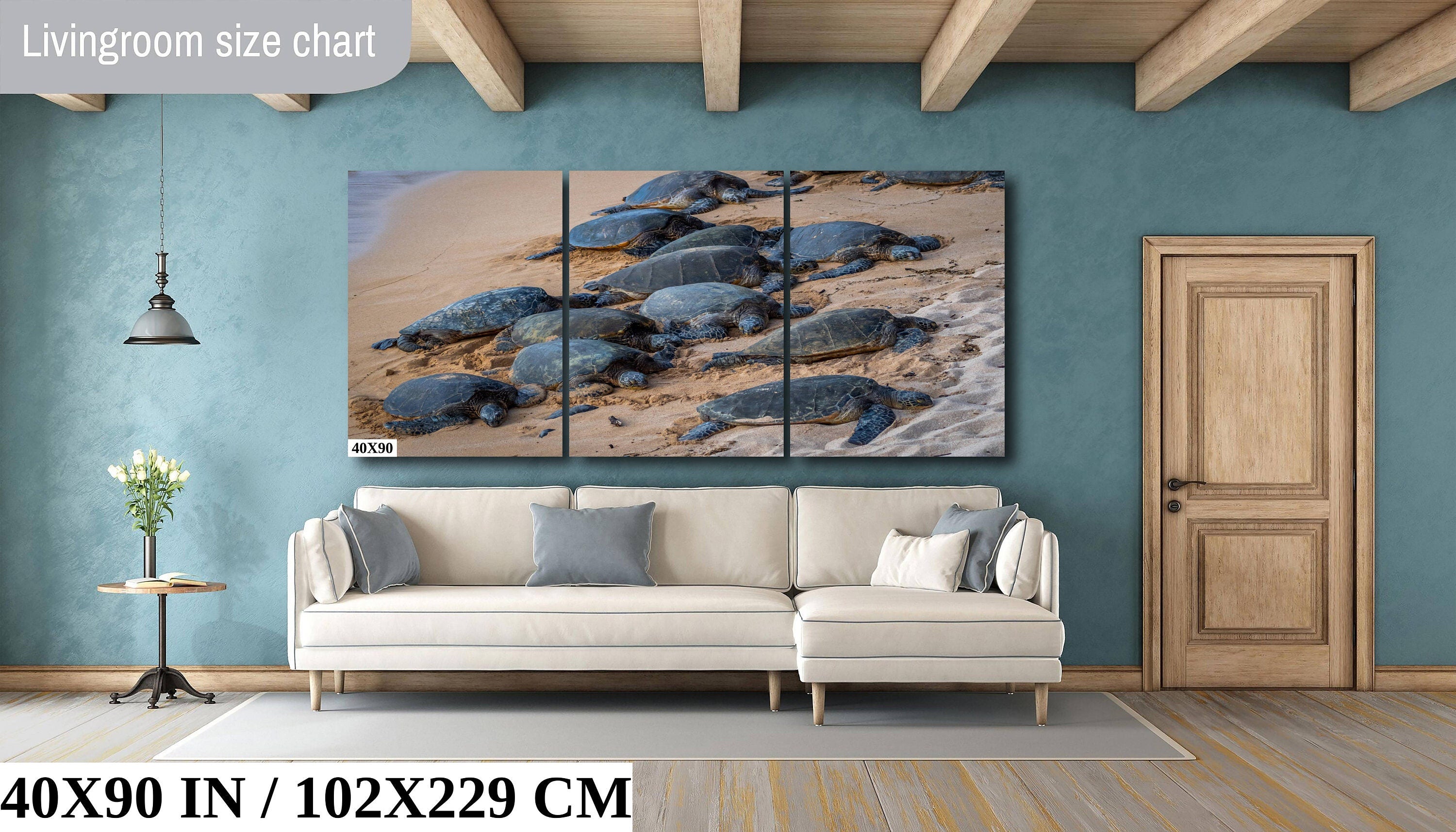 Bale of Turtles: Maui Hawaii Sea Photography Ocean Wildlife Wall Art Print