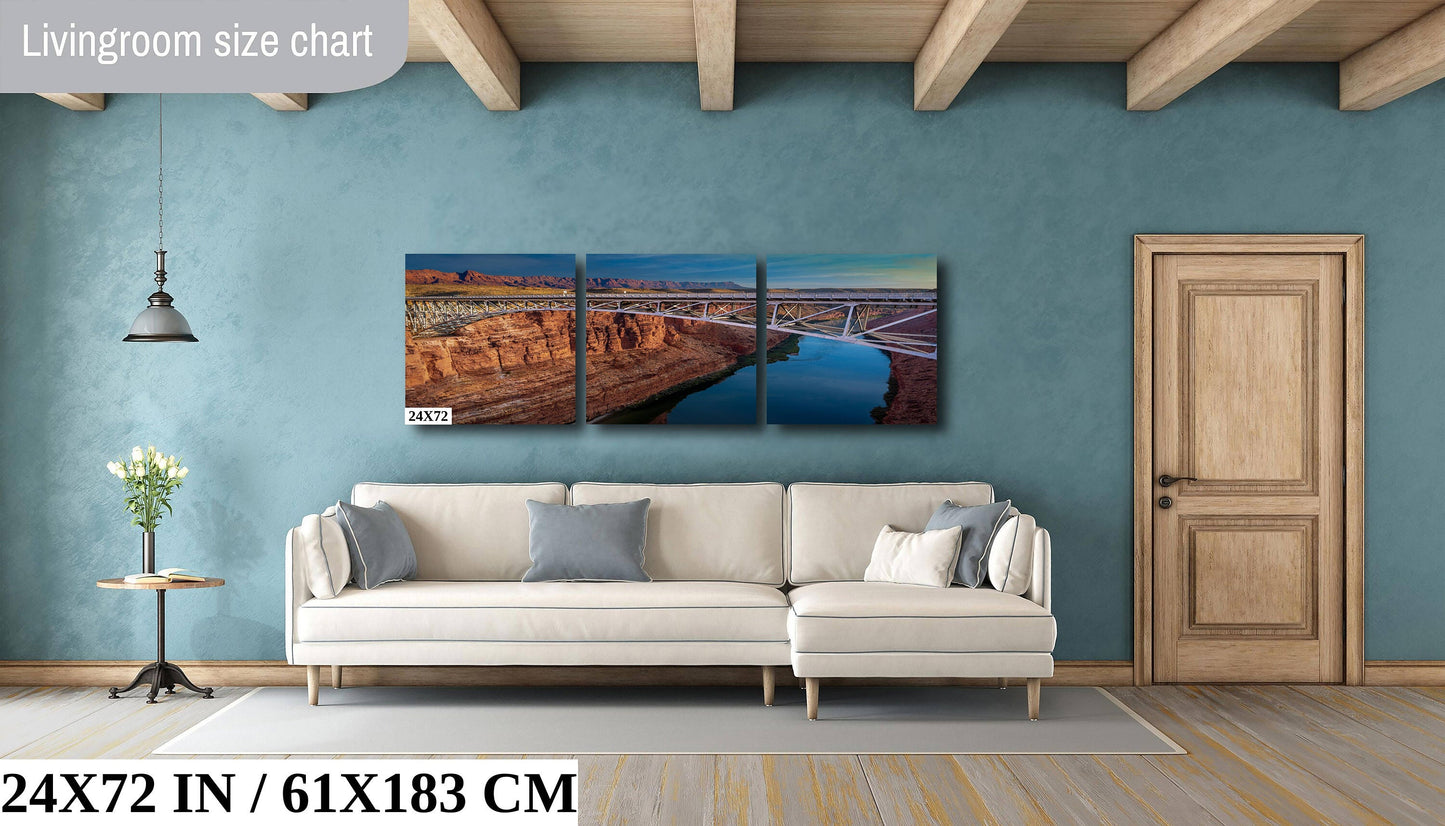Historic Navajo Connecting Arch Bridge Arizona Colorado River Wall Art