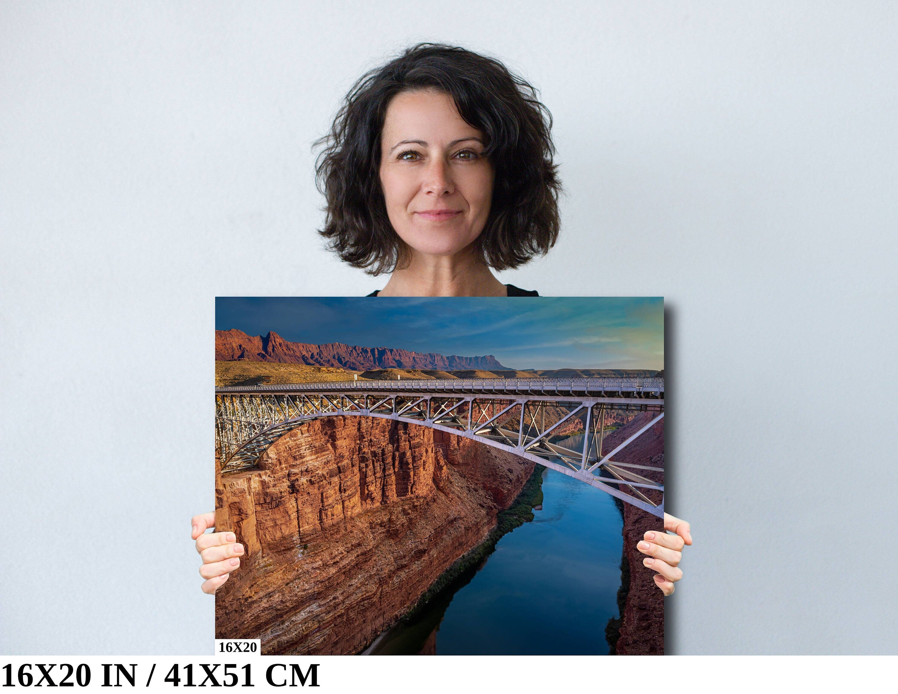 Historic Navajo Connecting Arch Bridge Arizona Colorado River Wall Art