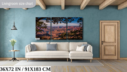 Rim of Tranquility: Grand Canyon National Park Landscape Photography Arizona Wall Art