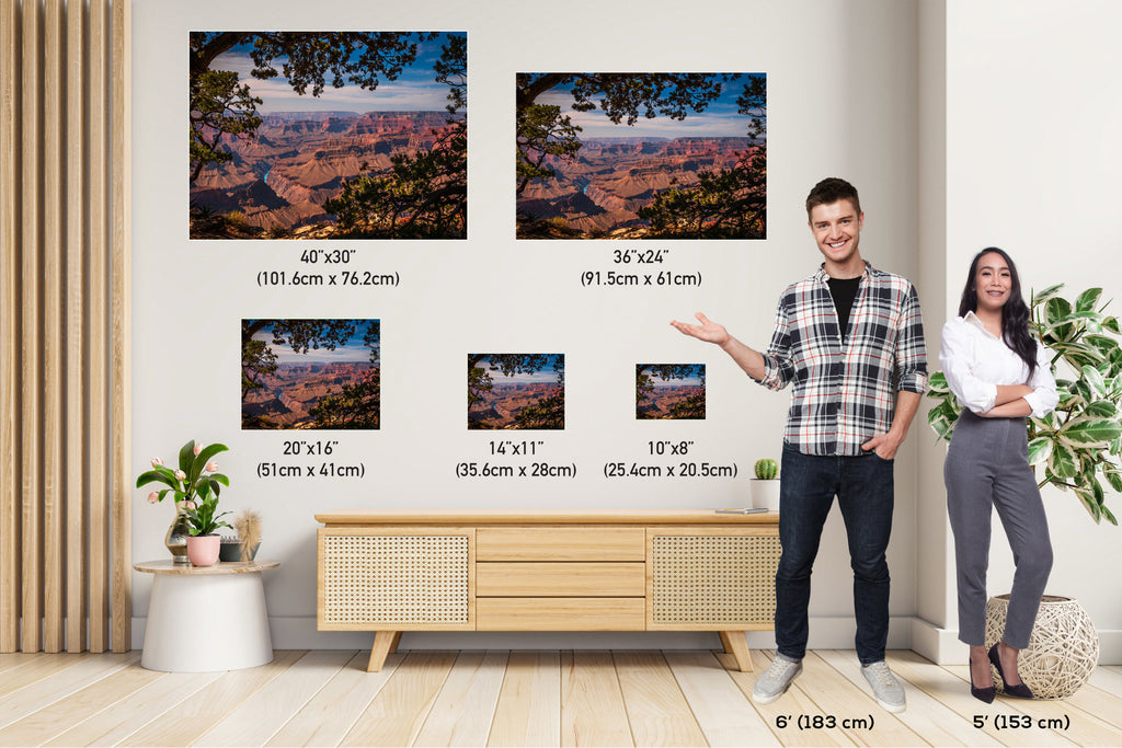 Rim of Tranquility: Grand Canyon National Park Landscape Photography Arizona Wall Art