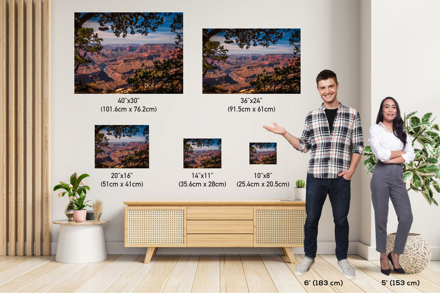 Rim of Tranquility: Grand Canyon National Park Landscape Photography Arizona Wall Art