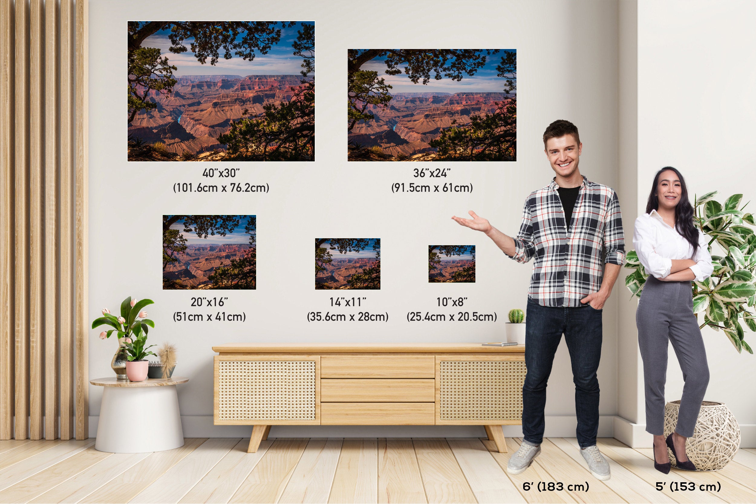 Rim of Tranquility: Grand Canyon National Park Landscape Photography Arizona Wall Art