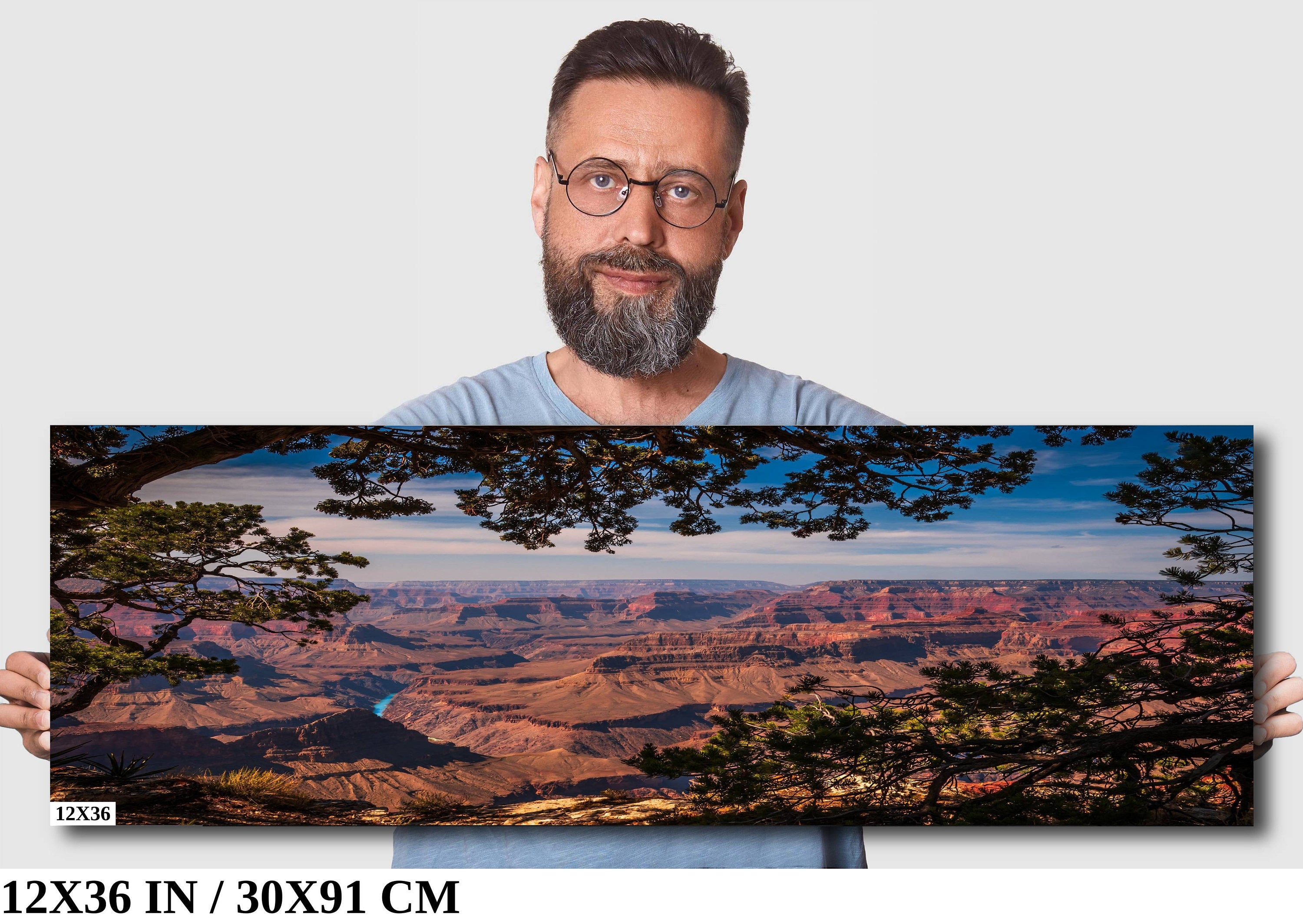 Rim of Tranquility: Grand Canyon National Park Landscape Photography Arizona Wall Art