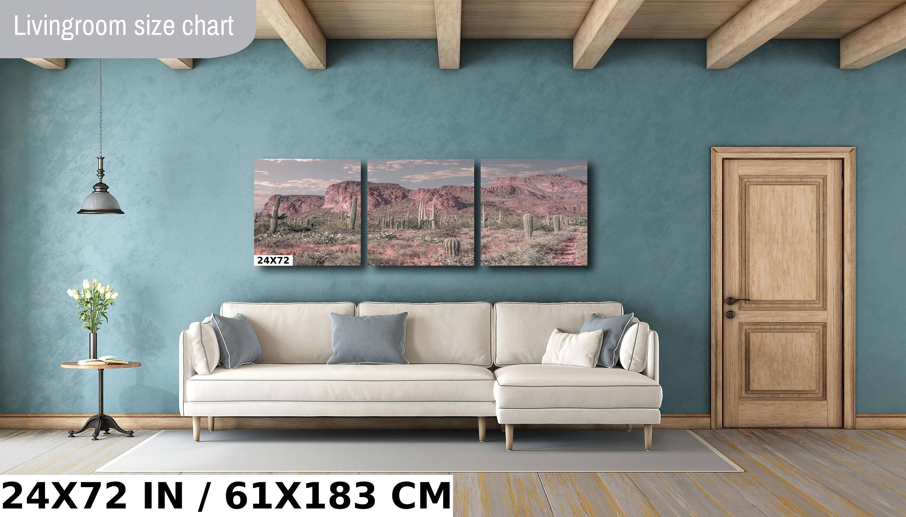 Enigmatic Wilderness Wonders: Superstition Mountains Cactus Desert Arizona Wall Art