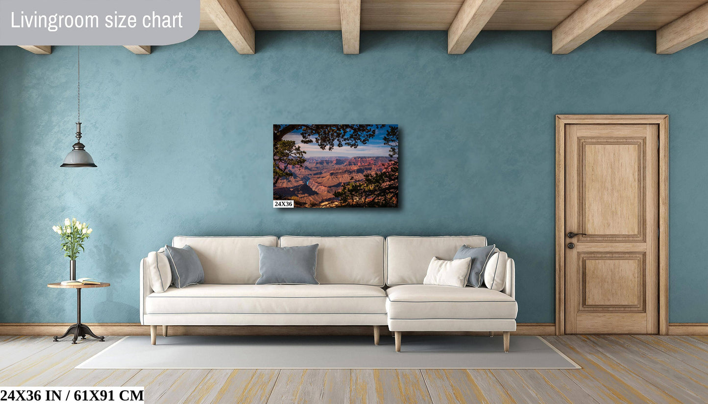 Rim of Tranquility: Grand Canyon National Park Landscape Photography Arizona Wall Art