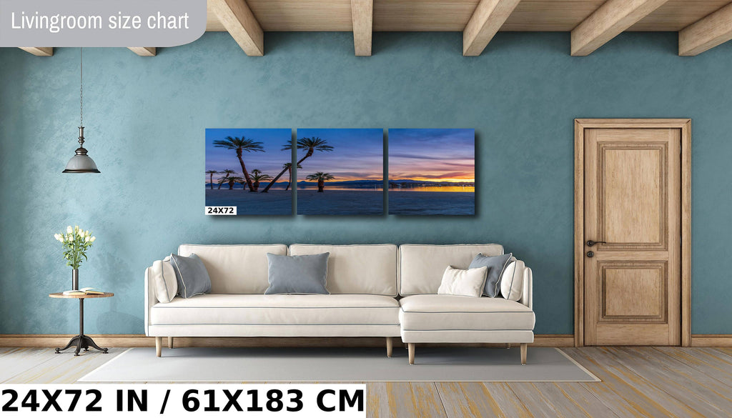 Lake Havasu Palm Tree Sunset: Arizona Landscape Photography Wall Art