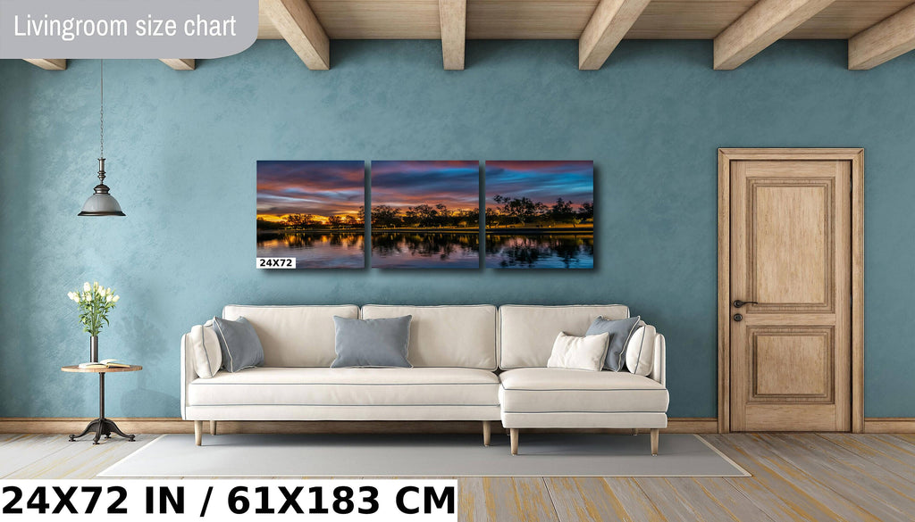 London Bridge Beach Sunset: Arizona Landscape Photography Wall Artetal Acrylic Print