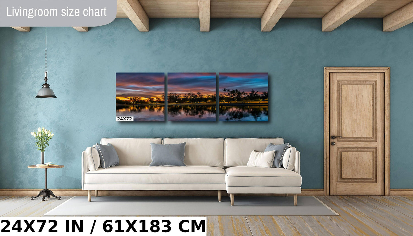 London Bridge Beach Sunset: Arizona Landscape Photography Wall Artetal Acrylic Print
