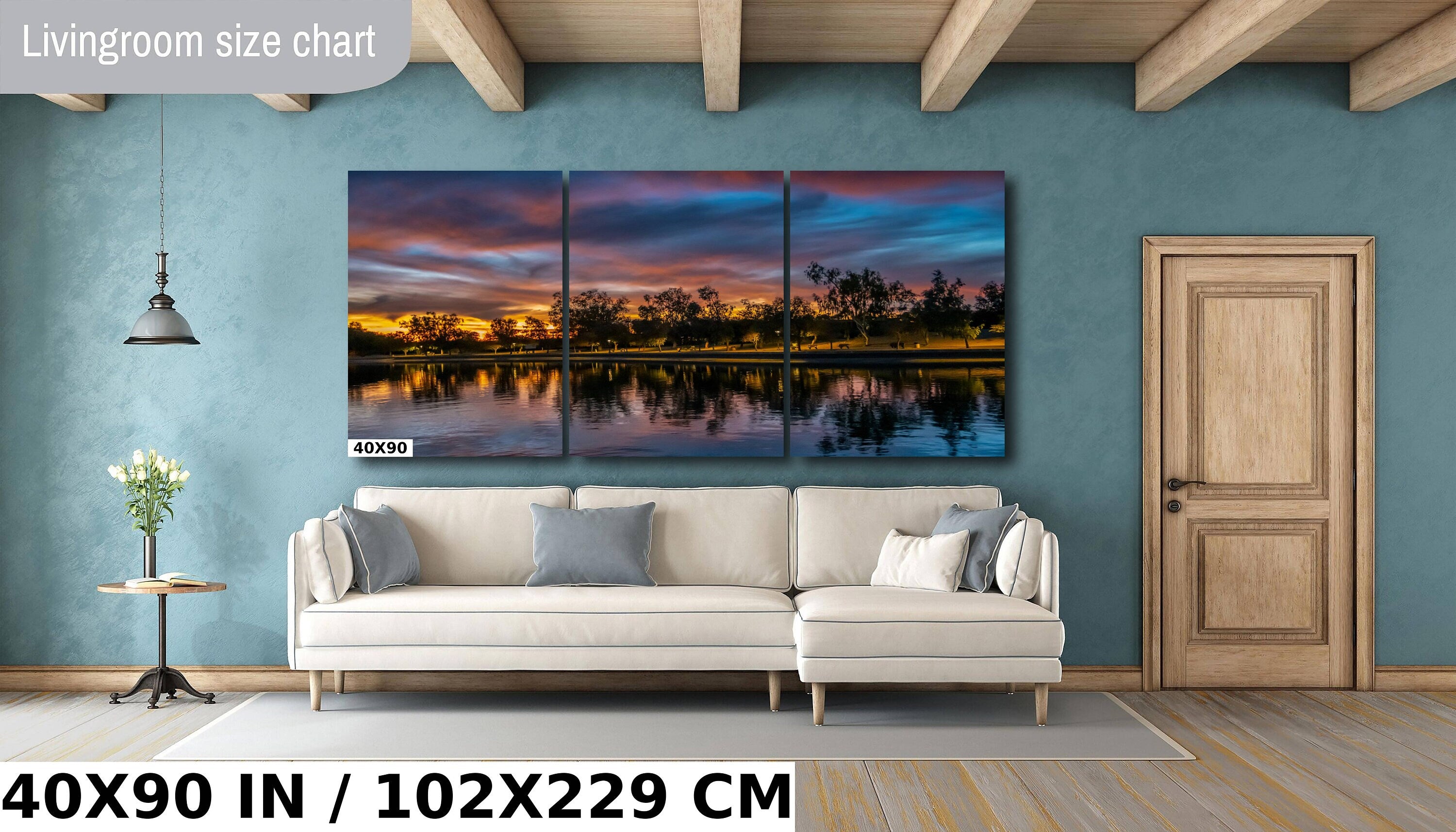 London Bridge Beach Sunset: Arizona Landscape Photography Wall Artetal Acrylic Print