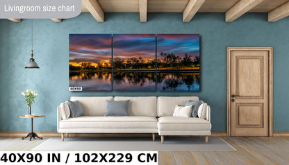 London Bridge Beach Sunset: Arizona Landscape Photography Wall Artetal Acrylic Print