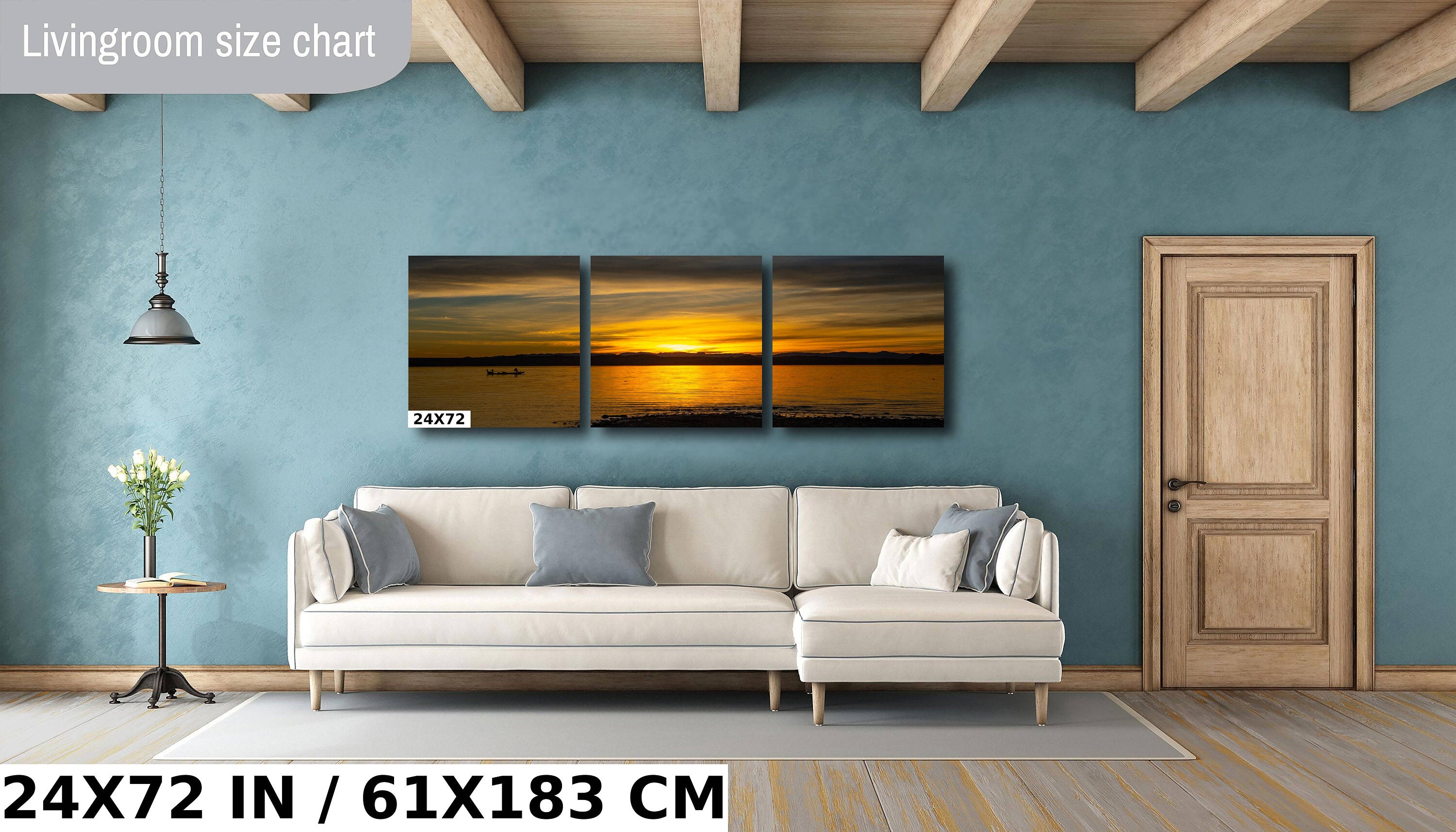 Mesmerizing Desert Dusk: Lake Havasu Landscape Photography Sunrise Fishing Wall Art